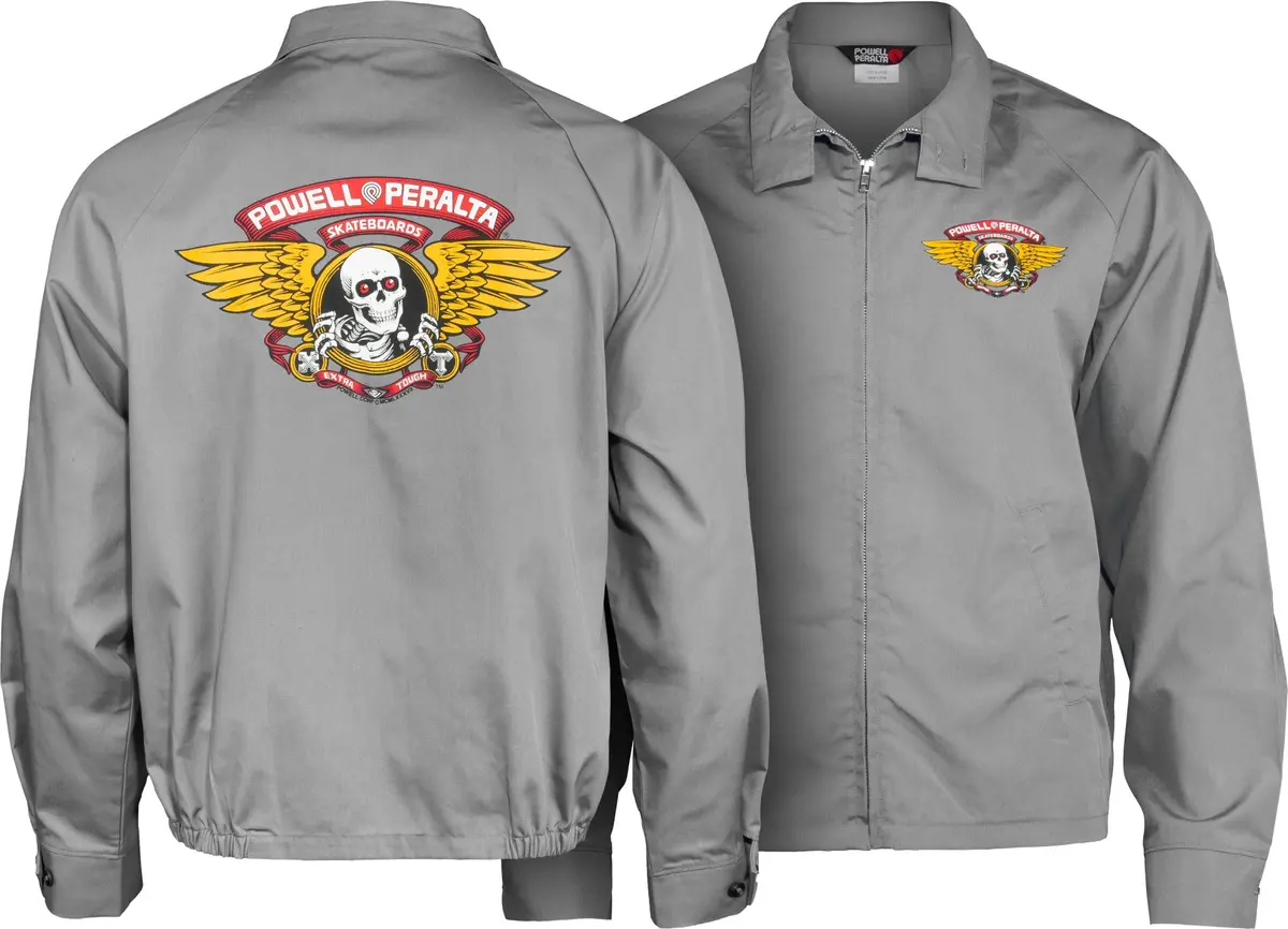 Powell Peralta Jacket Winged Ripper Gray 1