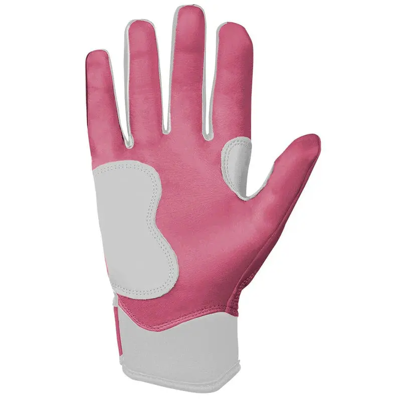 Bruce Bolt Bear Series Short Cuff Batting Gloves - Dusty Pink - Adult 3