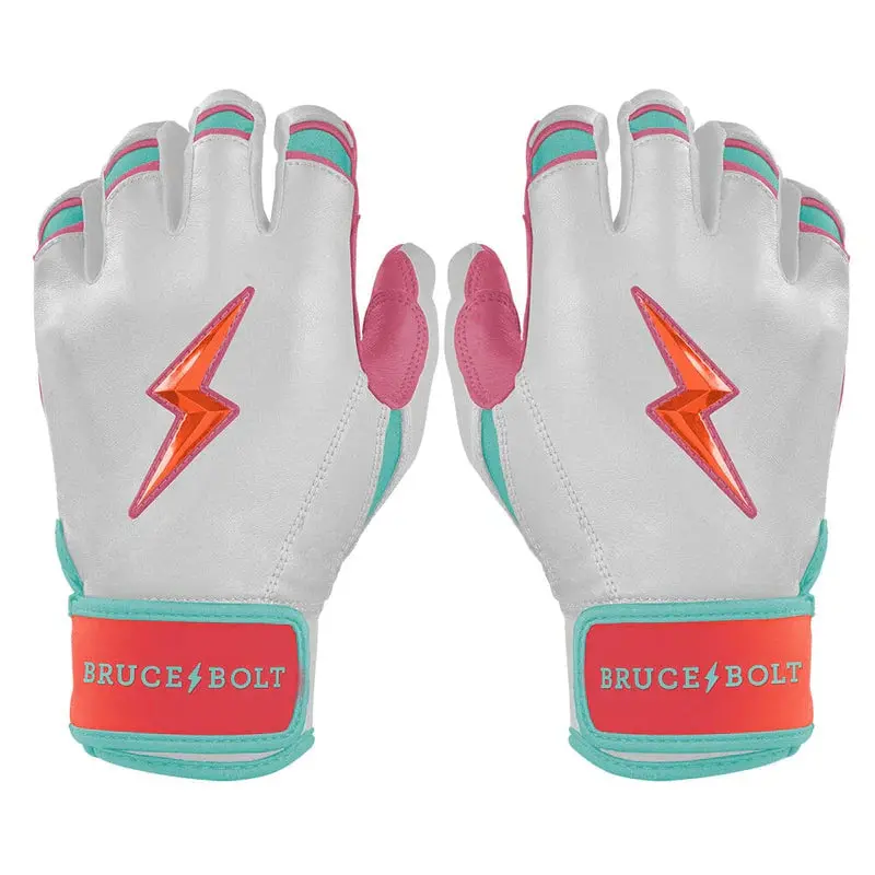 Bruce Bolt Bear Series Short Cuff Batting Gloves - Sunrise - Adult 1
