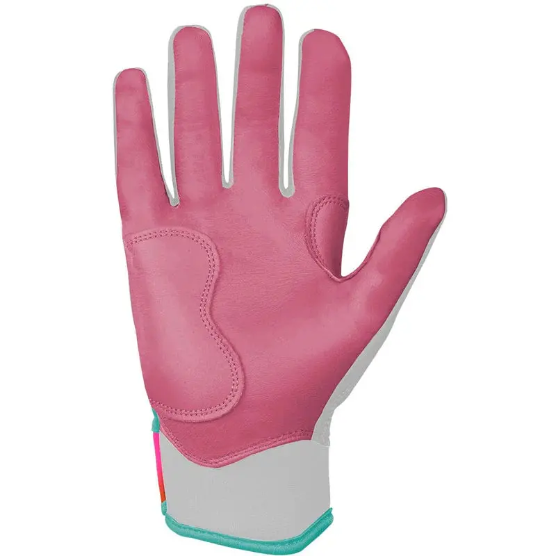 Bruce Bolt Bear Series Short Cuff Batting Gloves - Sunrise - Adult 3