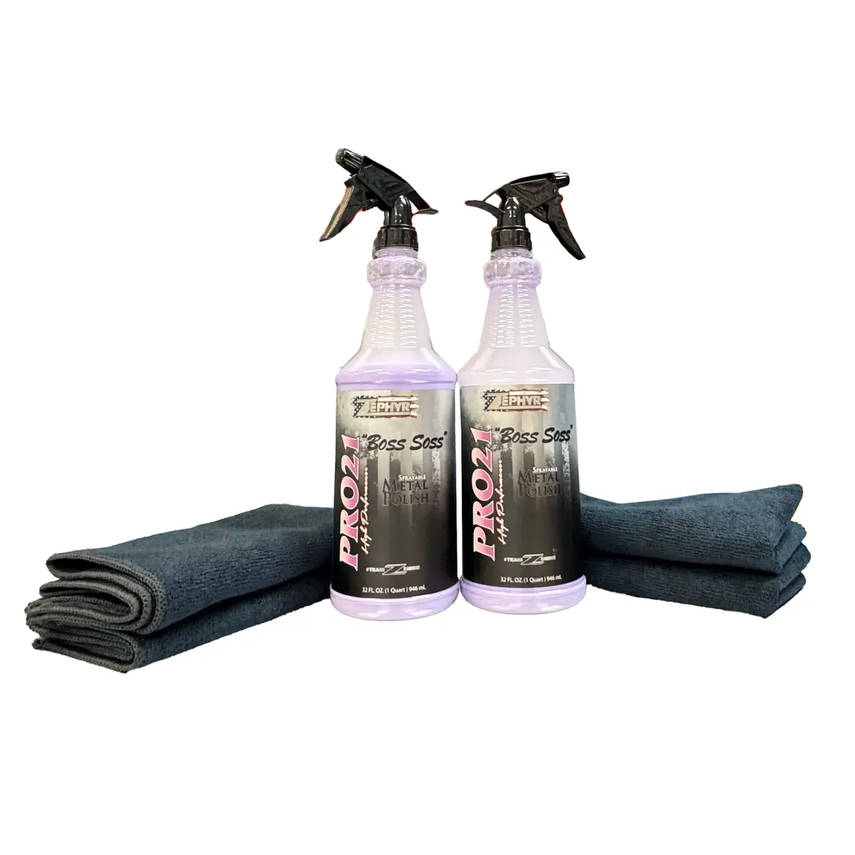 Pro 21 Sprayable Metal Polish Boss Soss - Value Pack 1