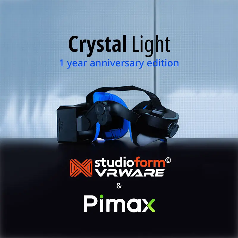Pimax Crystal Light - 1 Year Anniversary Edition With Studioform Creative, With Controllers-Us Only 1