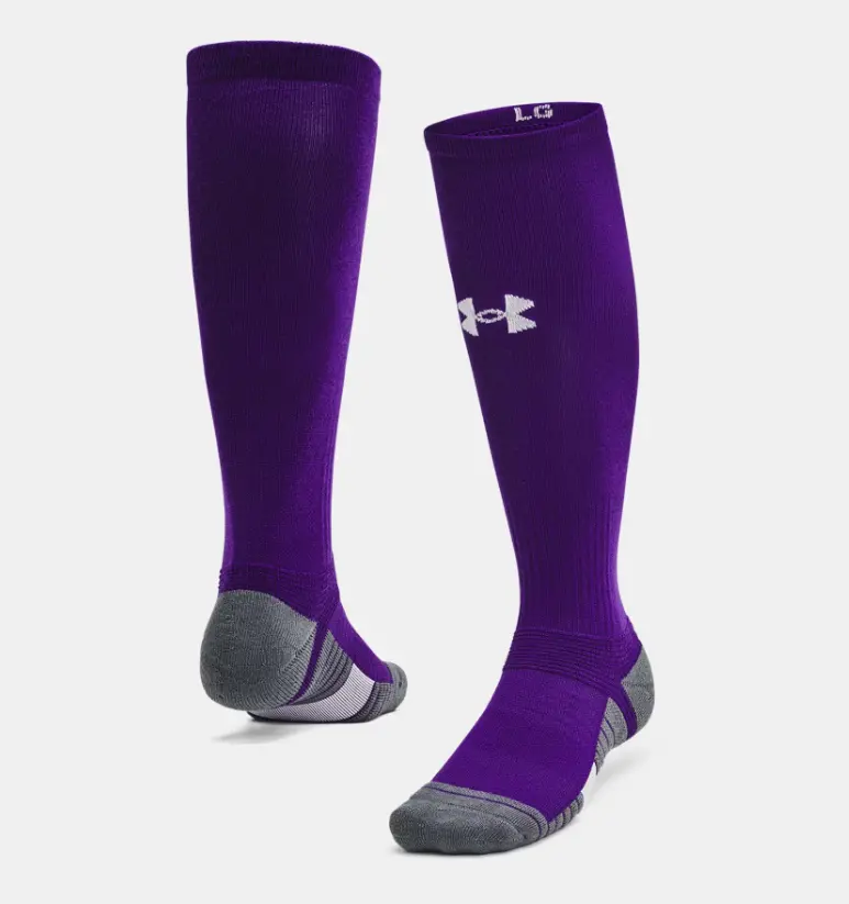 Under Armour Unisex Ua Team Baseball Socks - Purple 1