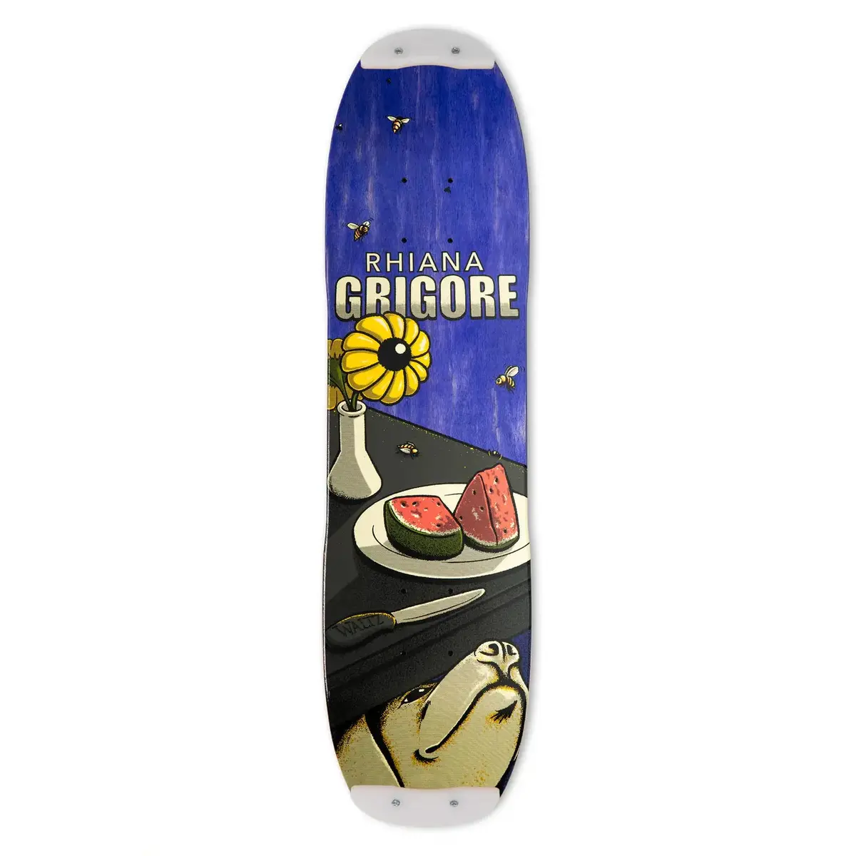 Waltz Skateboards Rhiana Grigore Pro Model Deck With Skid Plates 1