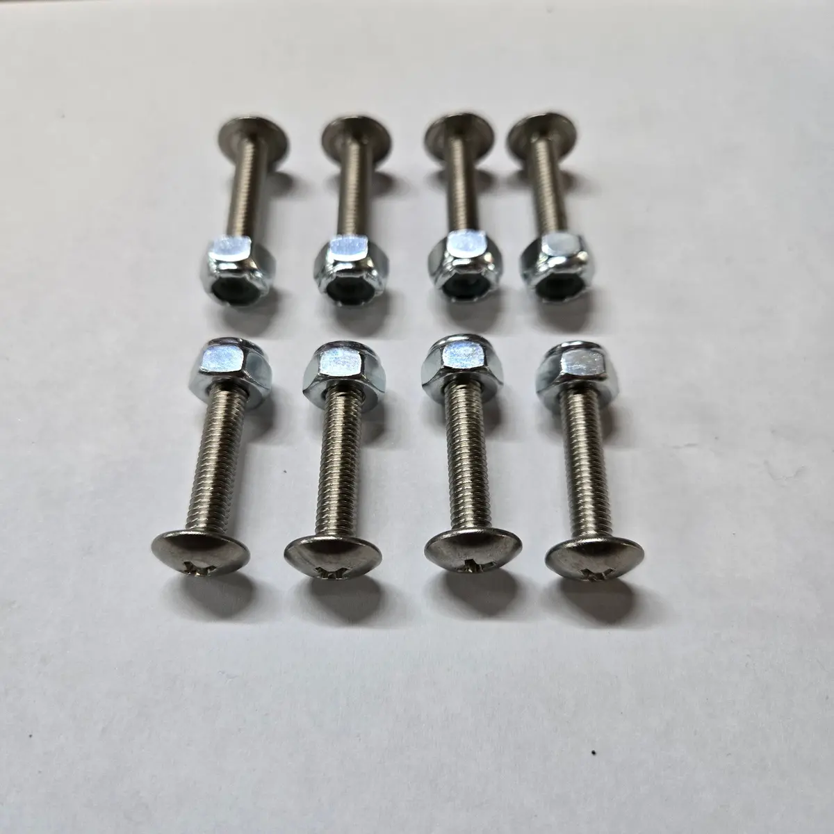 Truss Head Hardware Fibreflex Skateboard Bolts - Silver 3