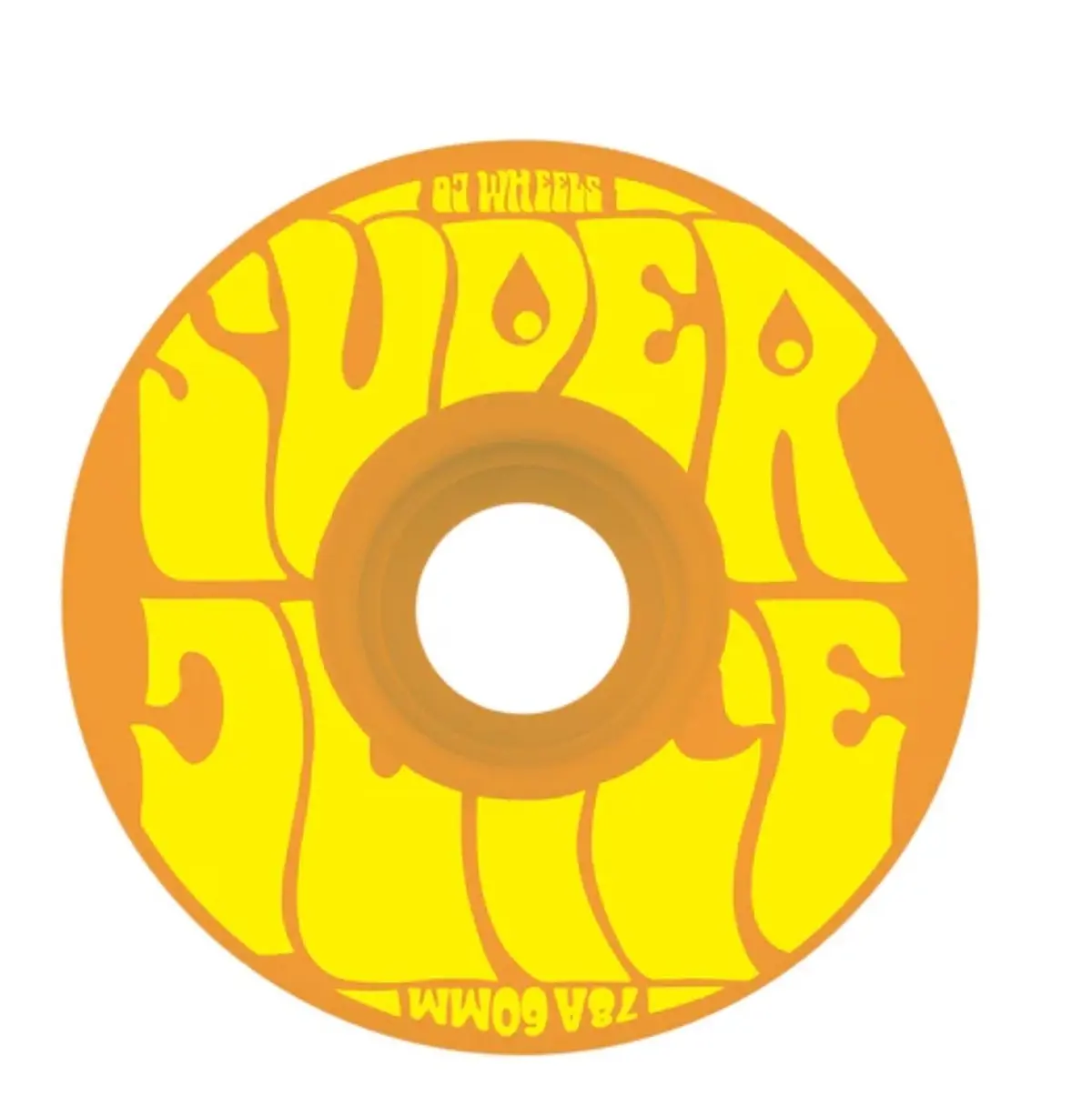 Oj Iii Wheels Super Juice Skateboard Wheels 60Mm 78A - Orange 1