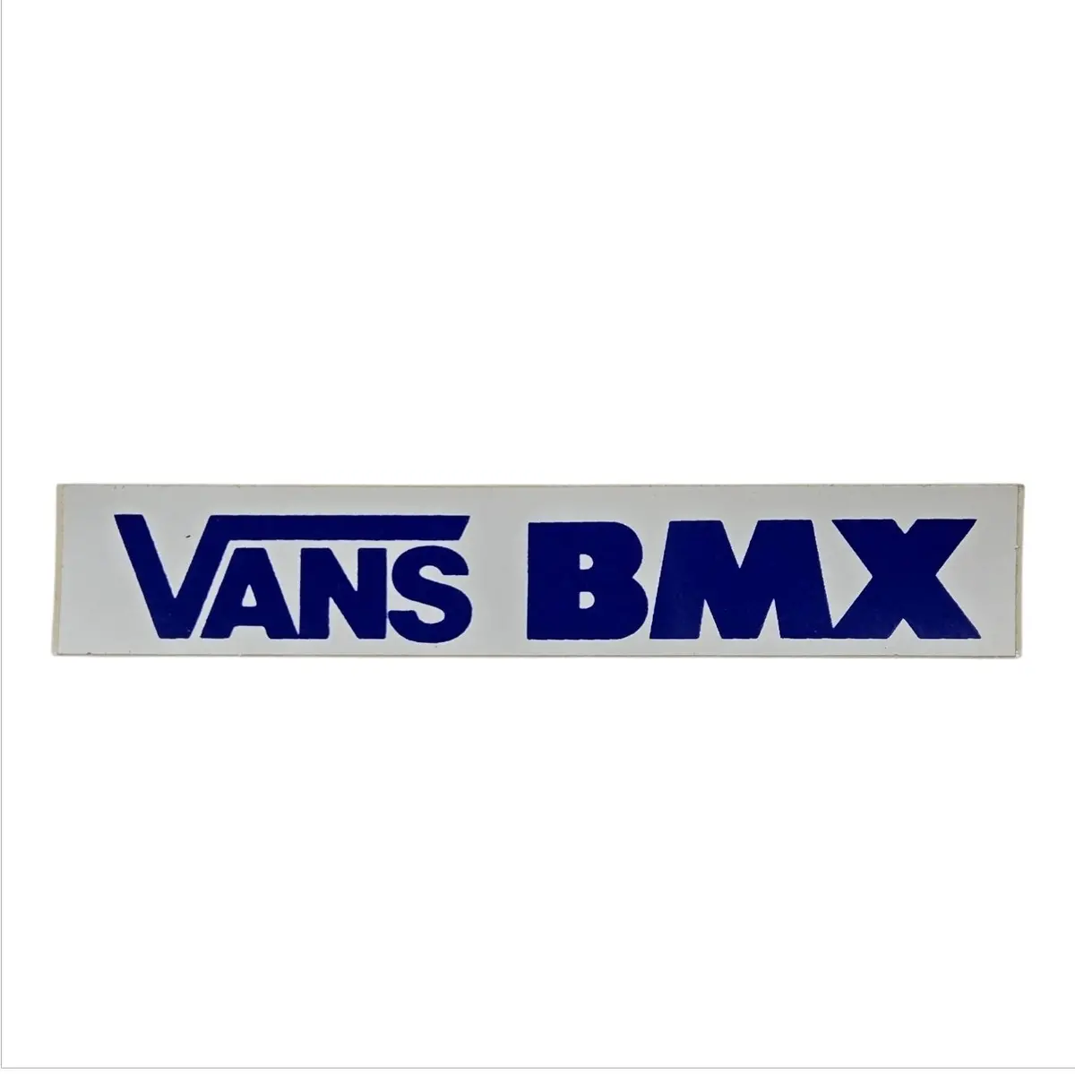 5.5" Vintage 80S Vans Bmx Sticker - Blue 1