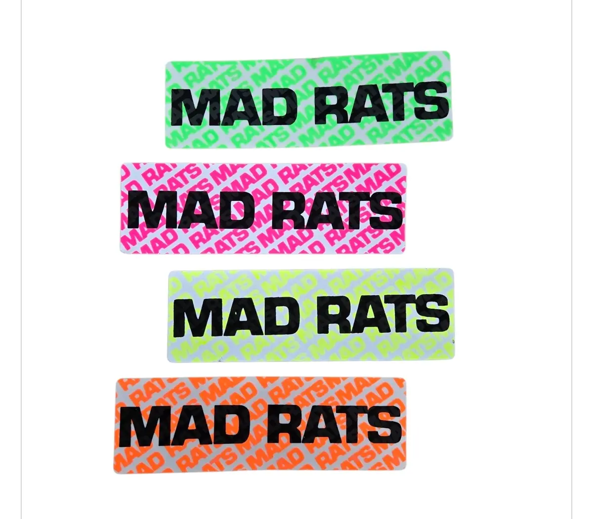 Vintage 70S Mad Rats Sticker Set (Set Of 4) 1