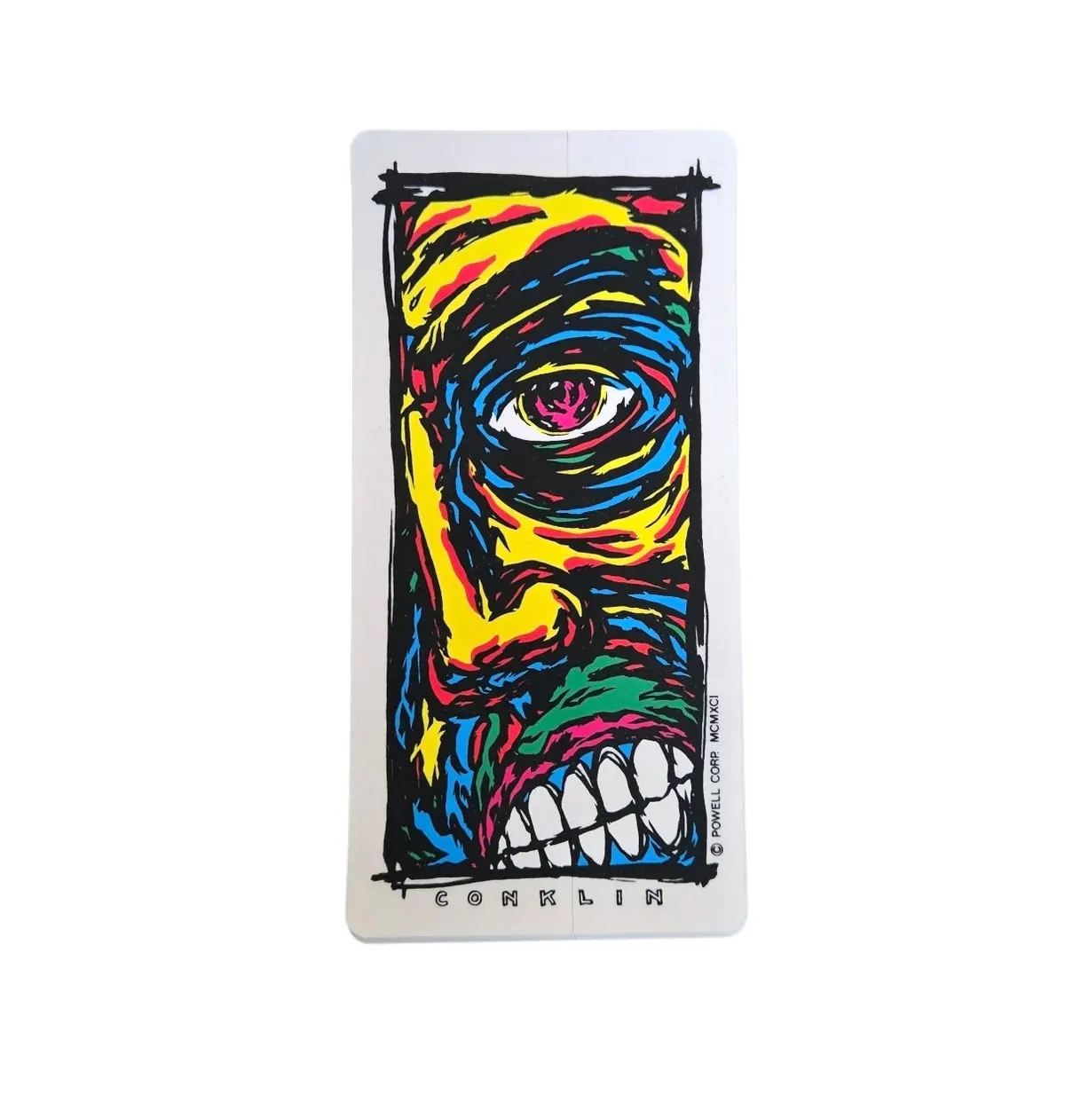 Powell Peralta Lance Conklin Sticker - Clear Back 1