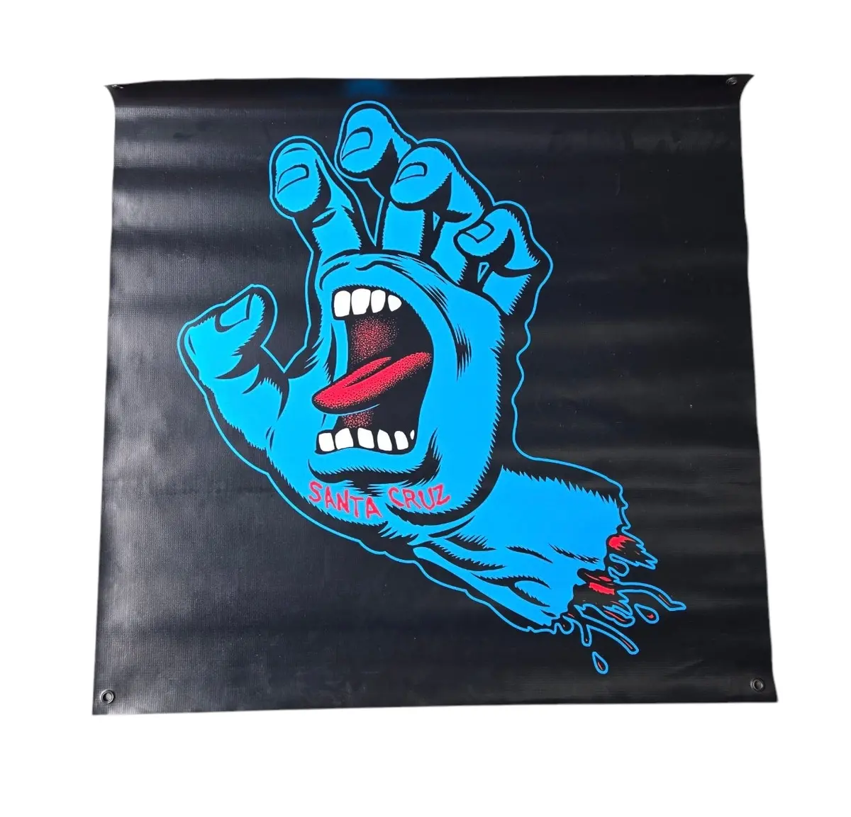 Santa Cruz Screaming Hand Banner - 36" X 36" 1