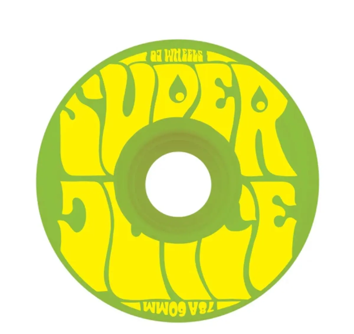 Oj Iii Wheels Super Juice Skateboard Wheels 60Mm 78A - Green 1