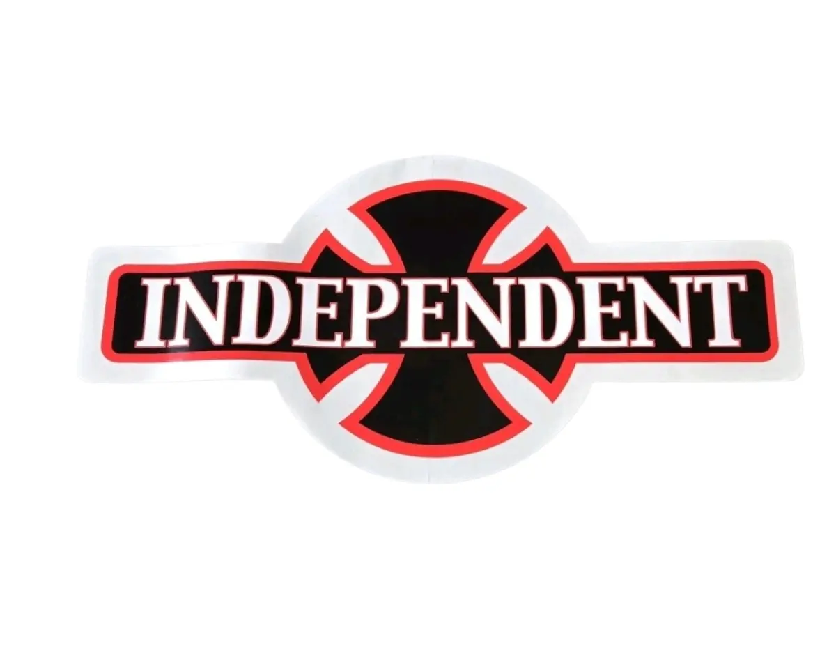 Vintage Independent Trucks Large 22" X 11" Sticker - Clear Back 1