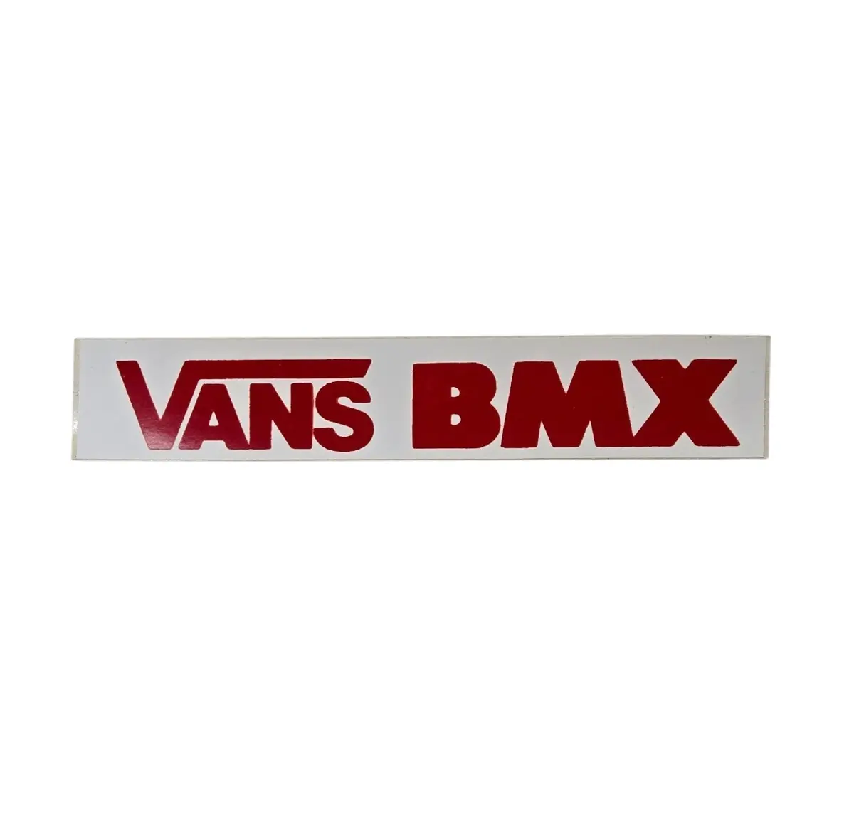 5.5" Vintage 80S Vans Bmx Sticker - Red 1