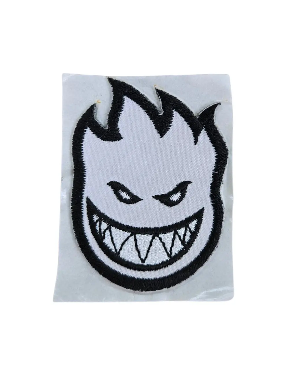Vintage Spit Fire Wheels  Patch 2.75" - White 1