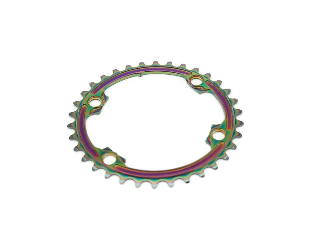 Absoluteblack Ø110 Mm (Shimano Asymmetrisk) Indvendig (Dobbelt) 34T 4 Huller 1