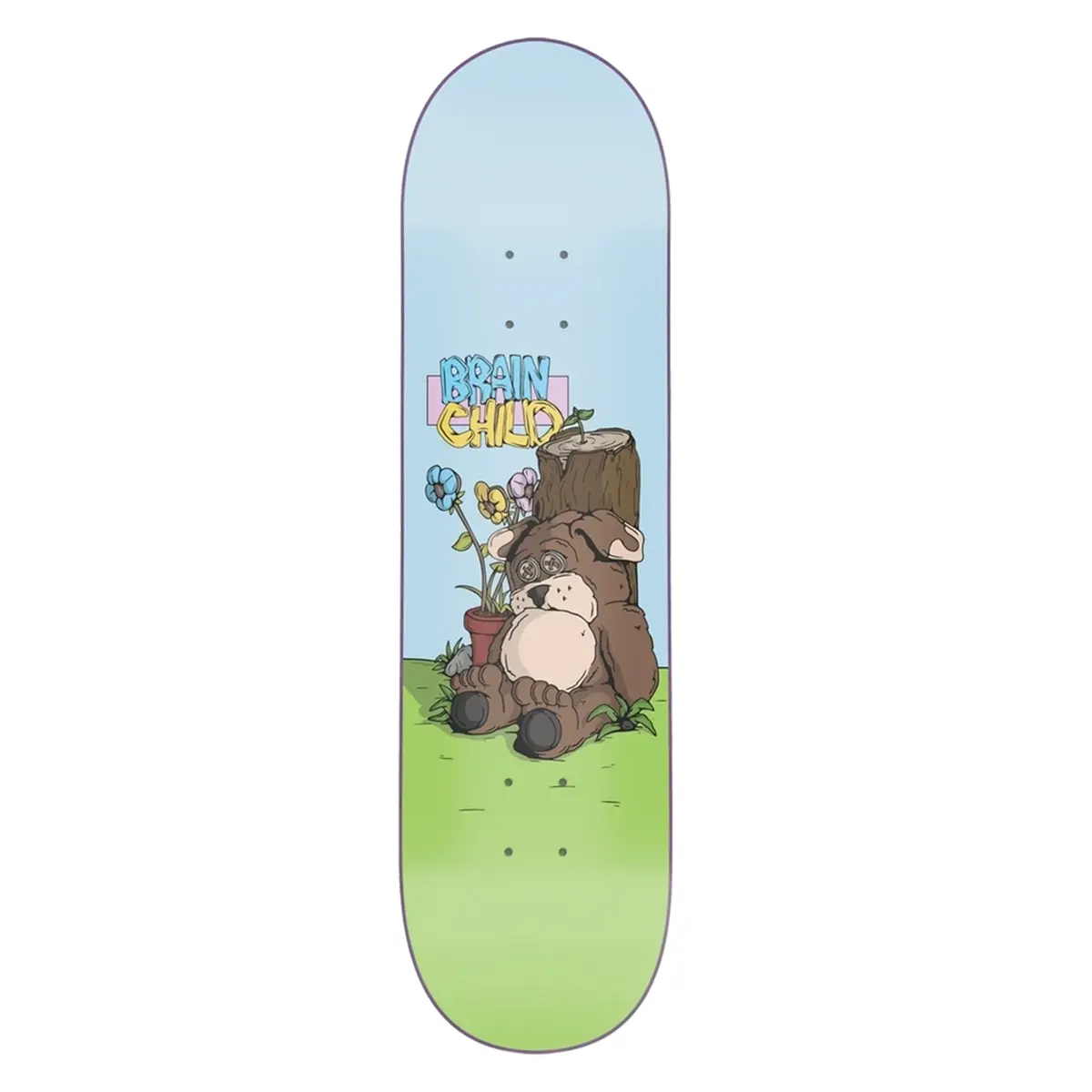 Brainchild Skateboards Teddy Skateboard Deck 8.25 Inch Wide 1