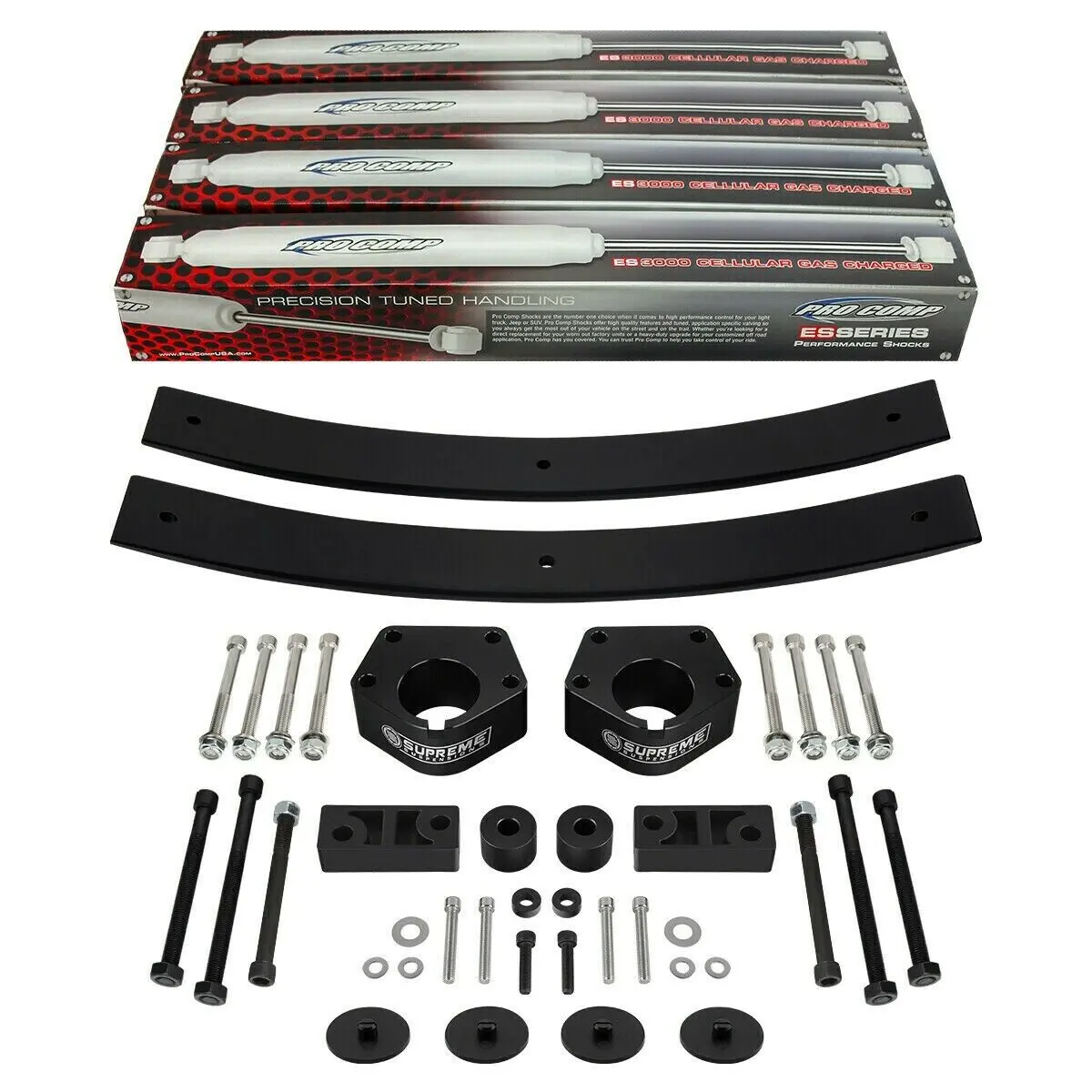 3" Front + 2" Rear Full Lift Kit Includes Shocks Differential Drop Fits 1993-1998 Toyota Ifs T100 1