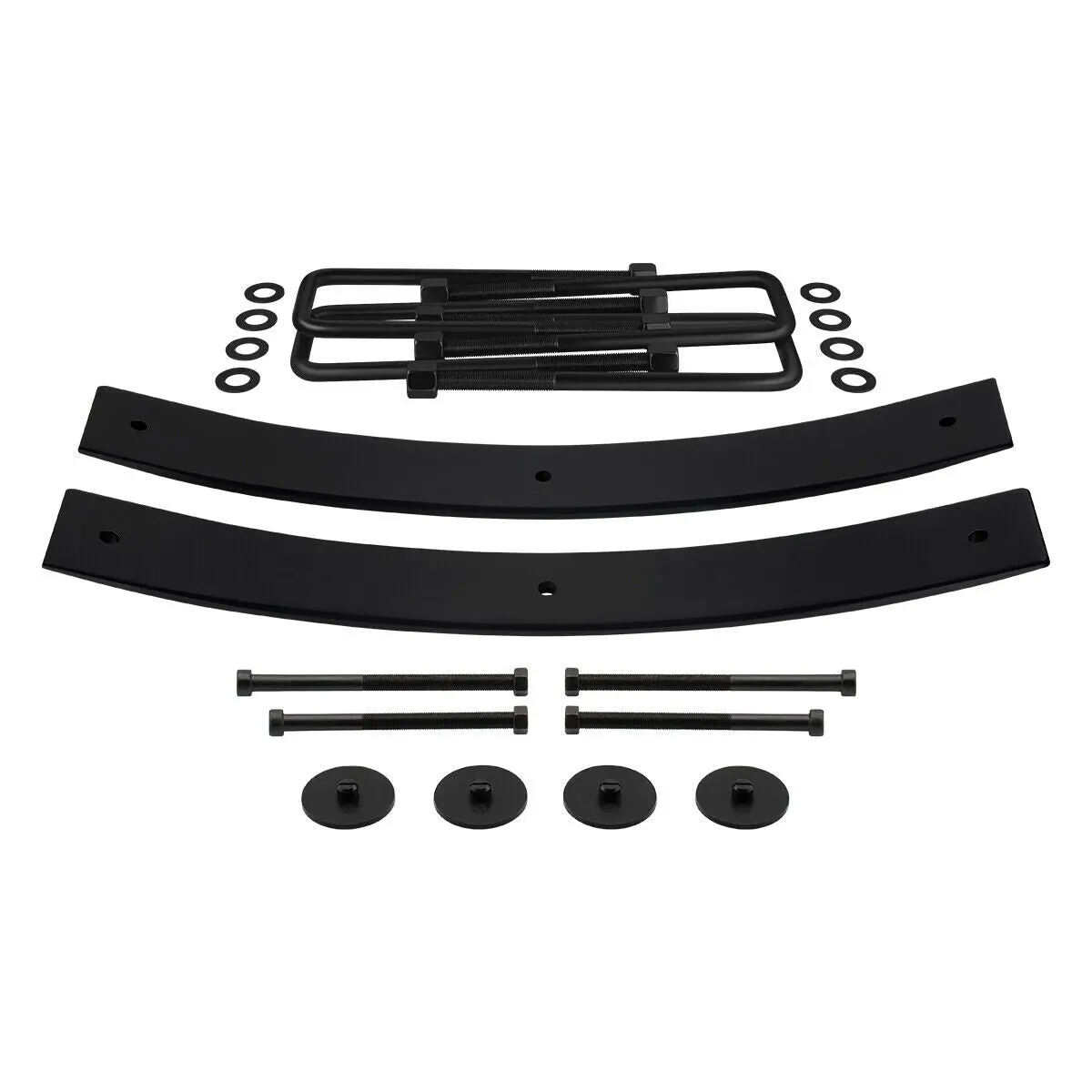 2" Rear Level Lift Kit Add-A-Leafs + U-Bolts For 1994-2001 Dodge Ram 1500 2Wd 4Wd 1
