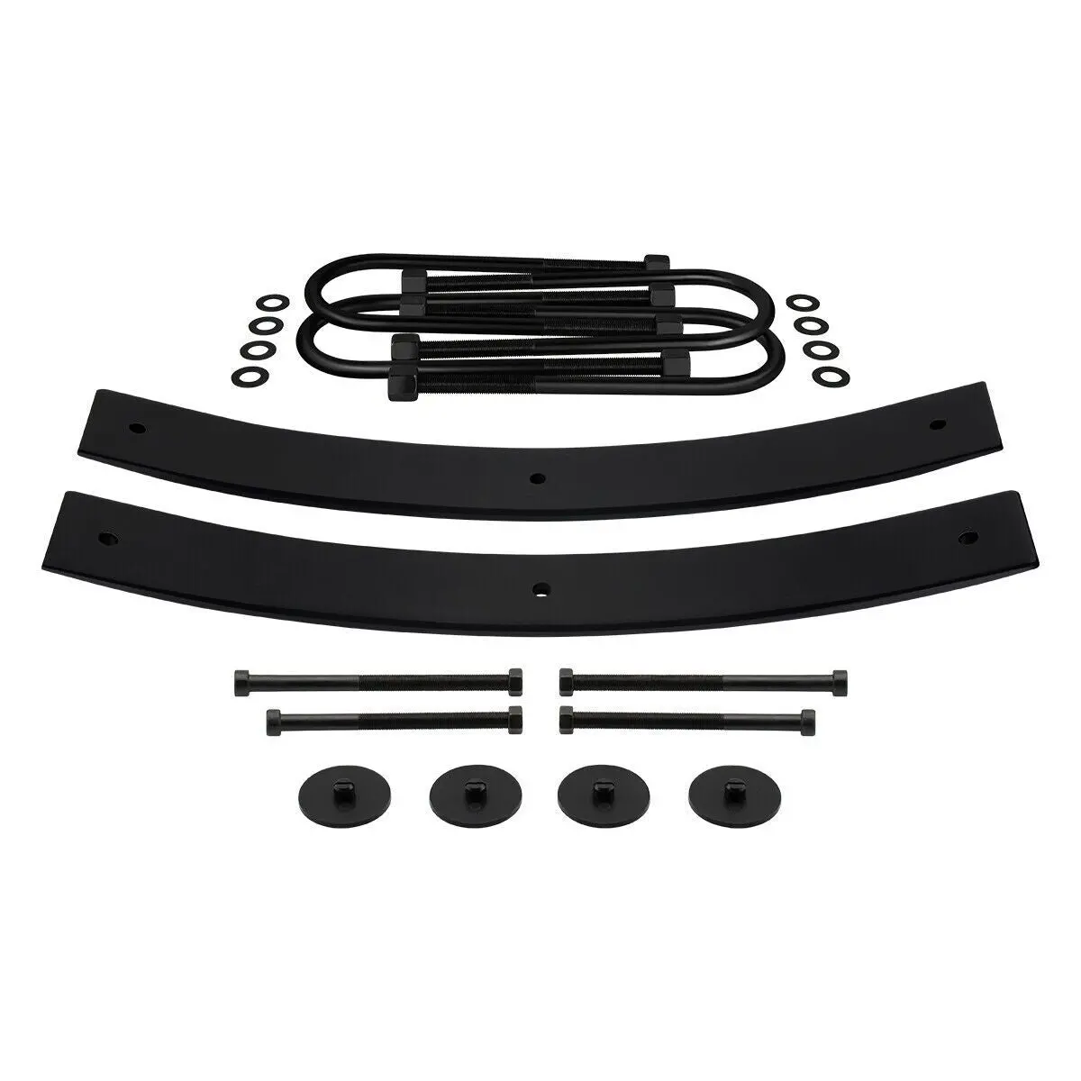 2" Rear Level Lift Kit Add-A-Leafs + U-Bolts For 1980-1996 Ford Bronco 2Wd 4Wd 1