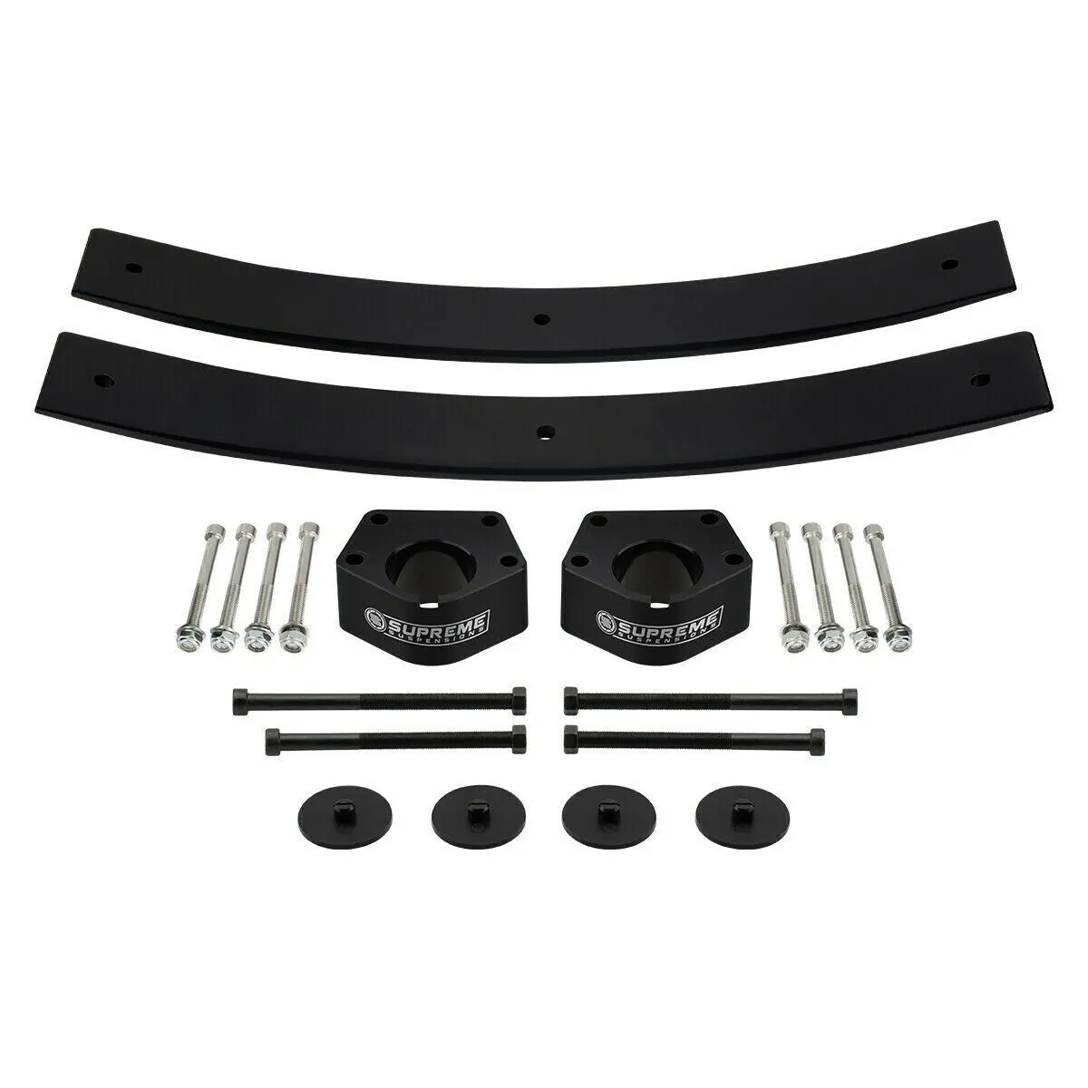3" Front + 2" Rear Full Lift Kit Includes Add-A-Leafs Sway Bar Drop For 1986-1995 Ifs Pickup 2