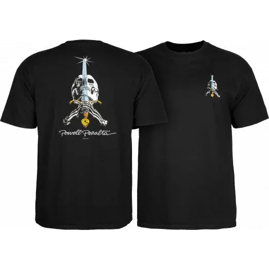 Powell Peralta Skull & Sword T-Shirt - Black 1