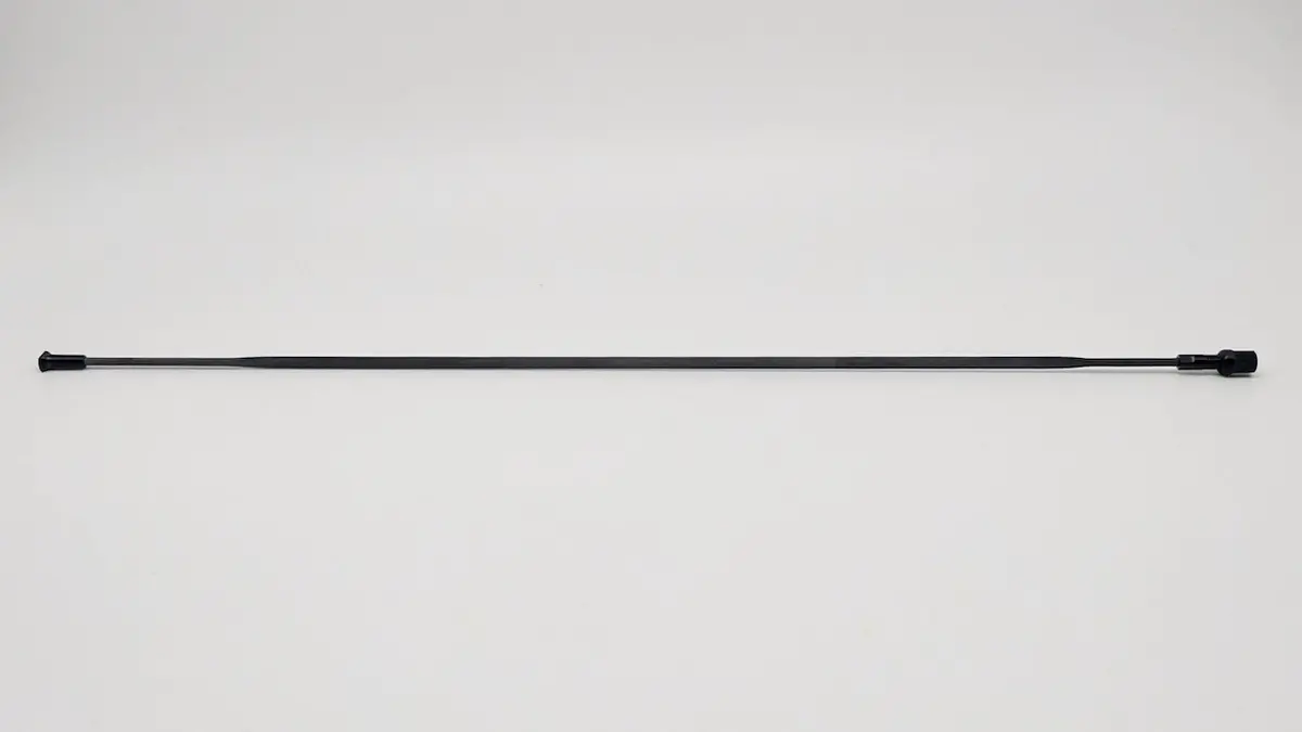Ud Carbon T-Head Spoke | Crb3314-Th-Vb | T-Head Vertical Bladed | Aerofoil | 286.5Mm | Black 1