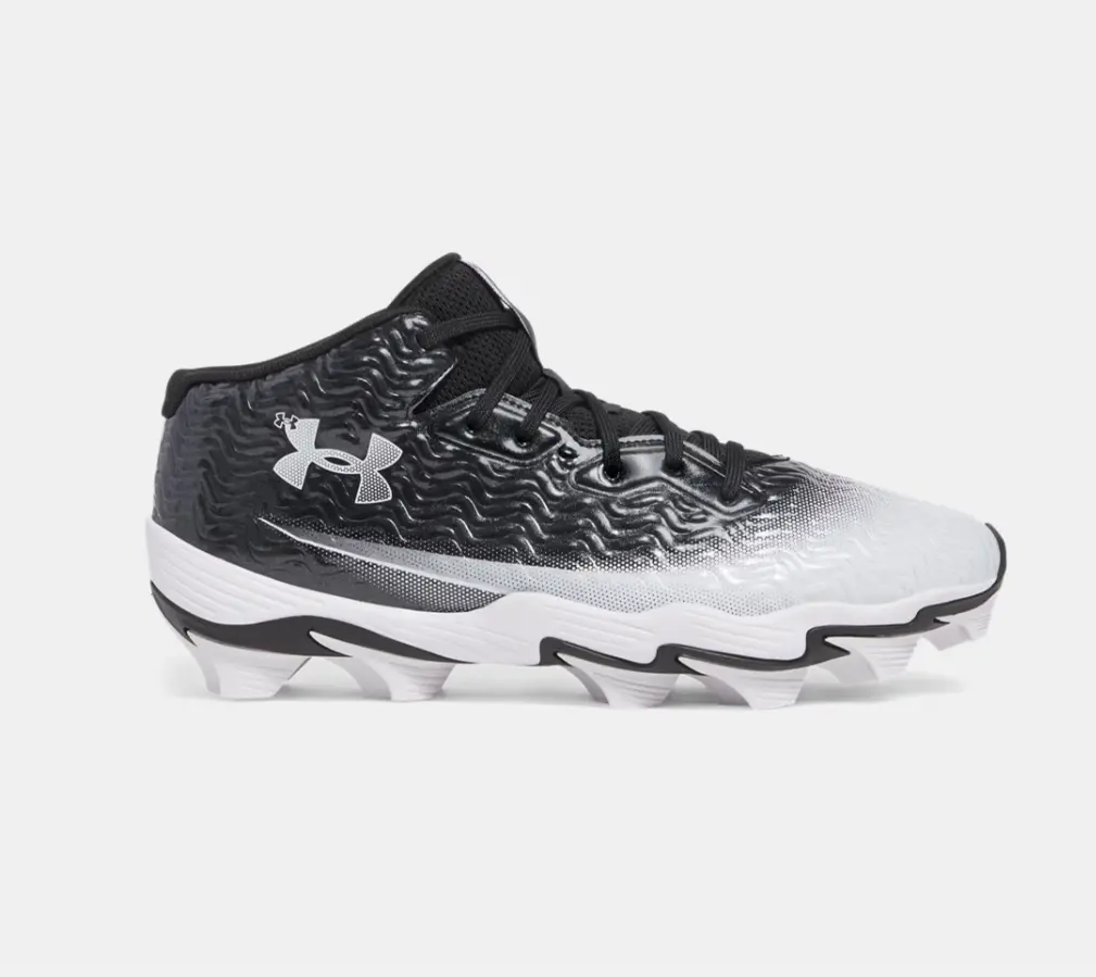 Under Armour Spotlight Hammer Football Cleats | Black 1