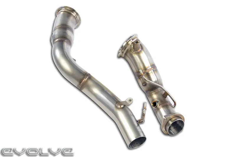 Supersprint Catless Turbo Down Pipes - Bmw 2 Series F87 M2 Competition 1