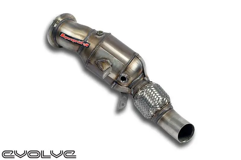Supersprint Downpipe With Metallic Catalytic Converter (100Cpsi) Wrc - Bmw 1 Series F20/F21 M140i | 2 Series F22/F23 M240i | 3 Series F30/F31 340I 1