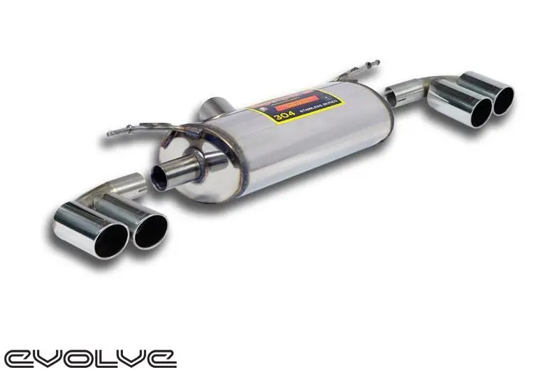 Supersprint Rear Exhaust Quad 80Mm Tailpipes - Bmw 3 Series F30/F31 335I/340I 1