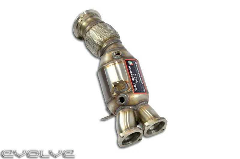 Supersprint Turbo Downpipe With Catalytic Converter - Bmw E8x 1 Series 135I | E9x 3 Series 335I (N55) 1