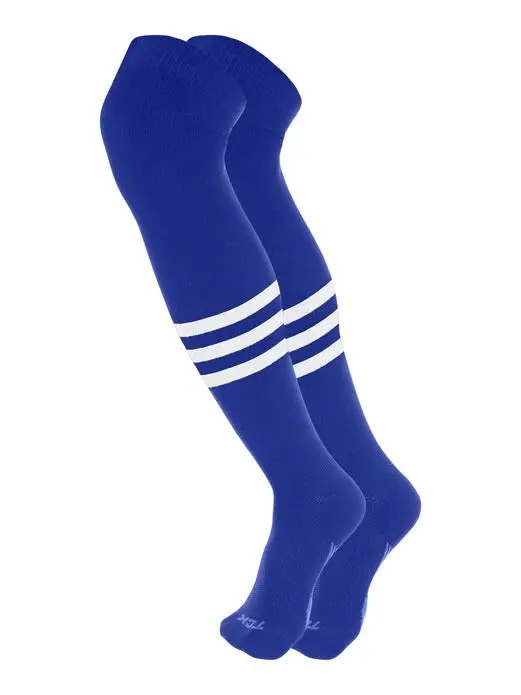 Tck Striped Over The Knee Baseball Sock - Aurora-King Royal 1