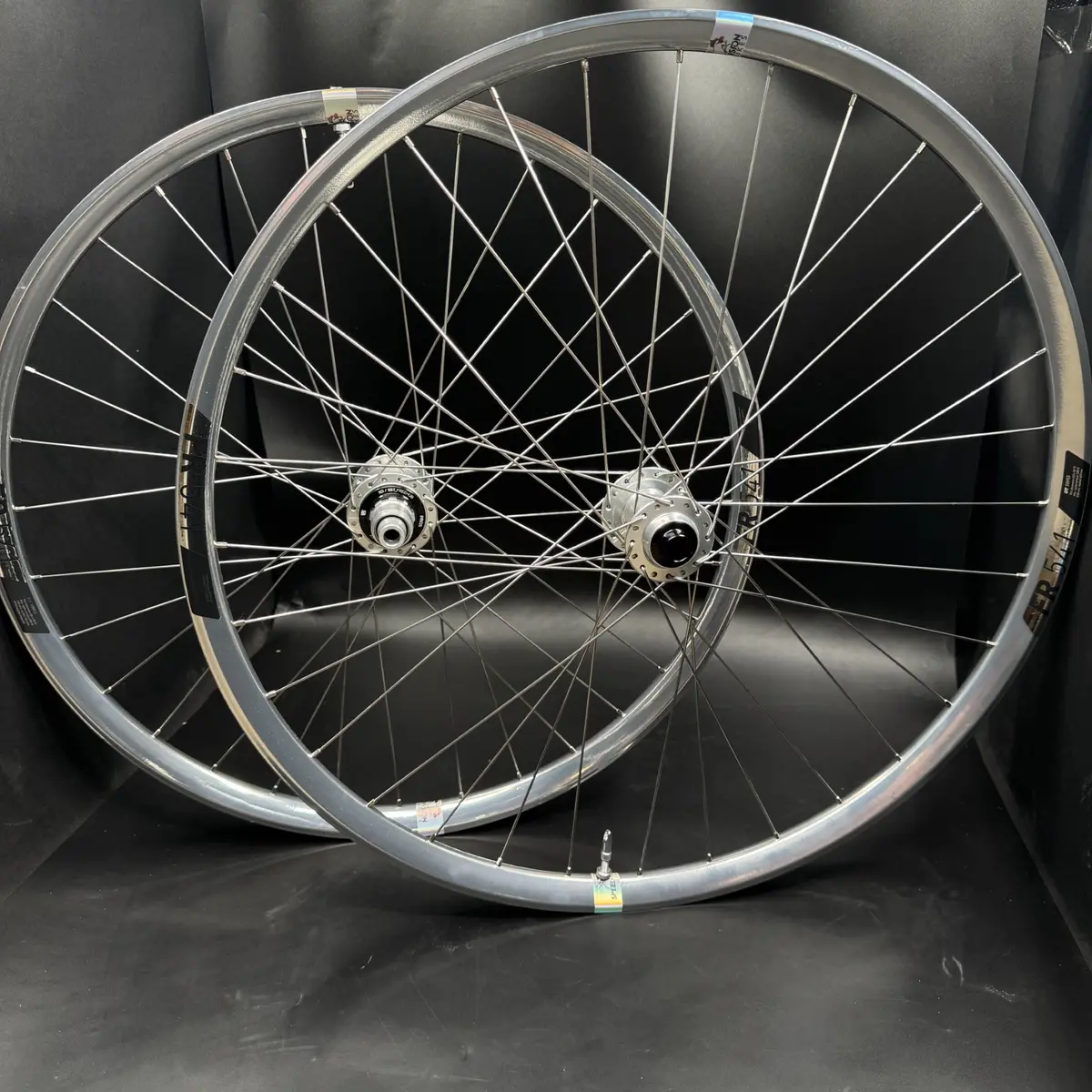 Custom Silver Dt 571 Rims With Hope Pro 5 Hubs 1