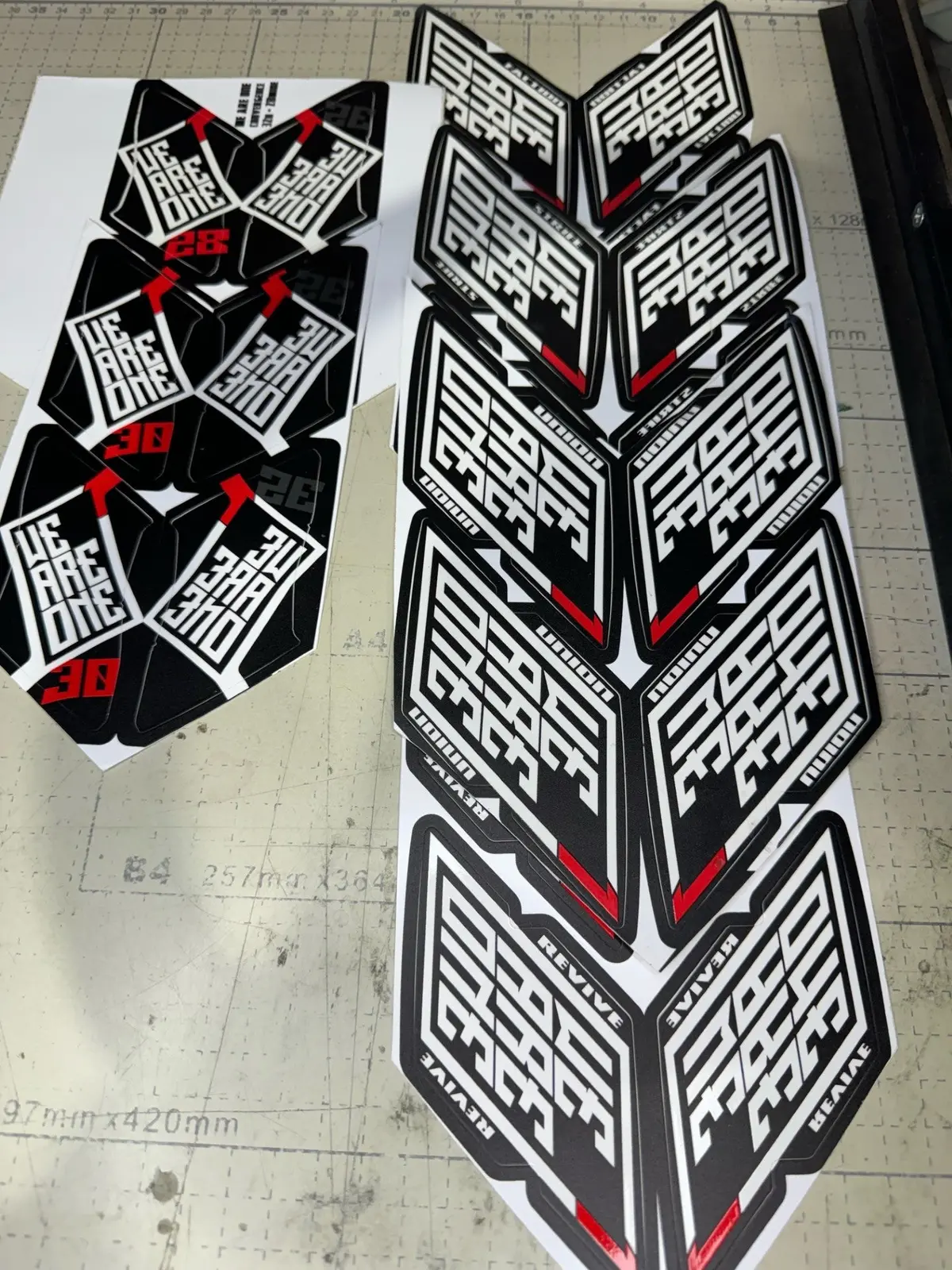 We Are One Oem Rim Decals, Revive, Faction, Union, Strife, Convert, Sector, Triad 1