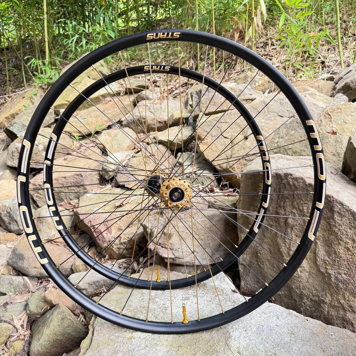 Fox Podium Gold Matching Wheels With Hydra 2 Hubs 1