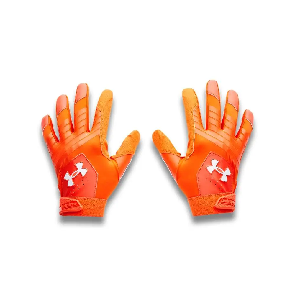 Under Armour Clean Up Adult Batting Gloves | Orange 1