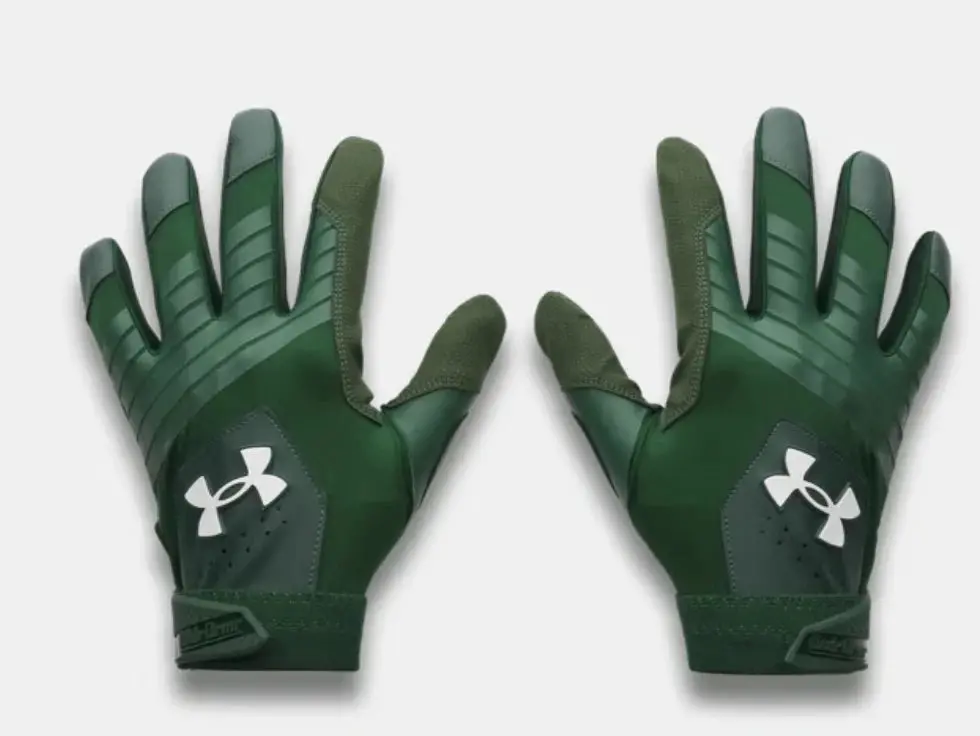 Under Armour Clean Up Adult Batting Gloves | Green 1