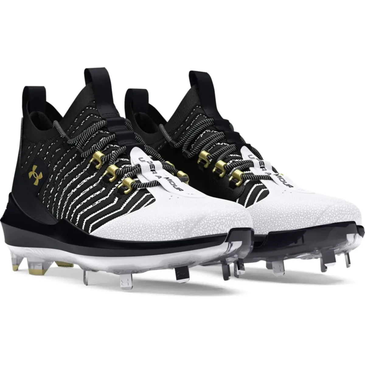 Men's Under Armour Harper 9 Pro St Baseball Cleats | Black 1