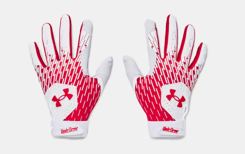 Under Armour Clean Up Adult Batting Gloves | Red 1