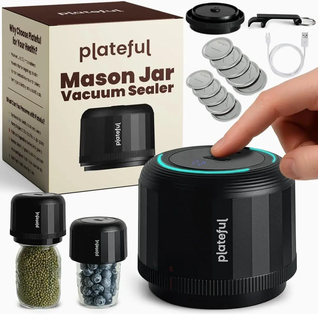 Vacufresh Mason Jar Vacuum Sealer 1