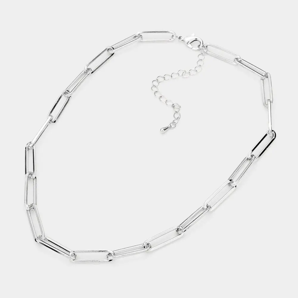 Everyday Link Chain-White Gold 1