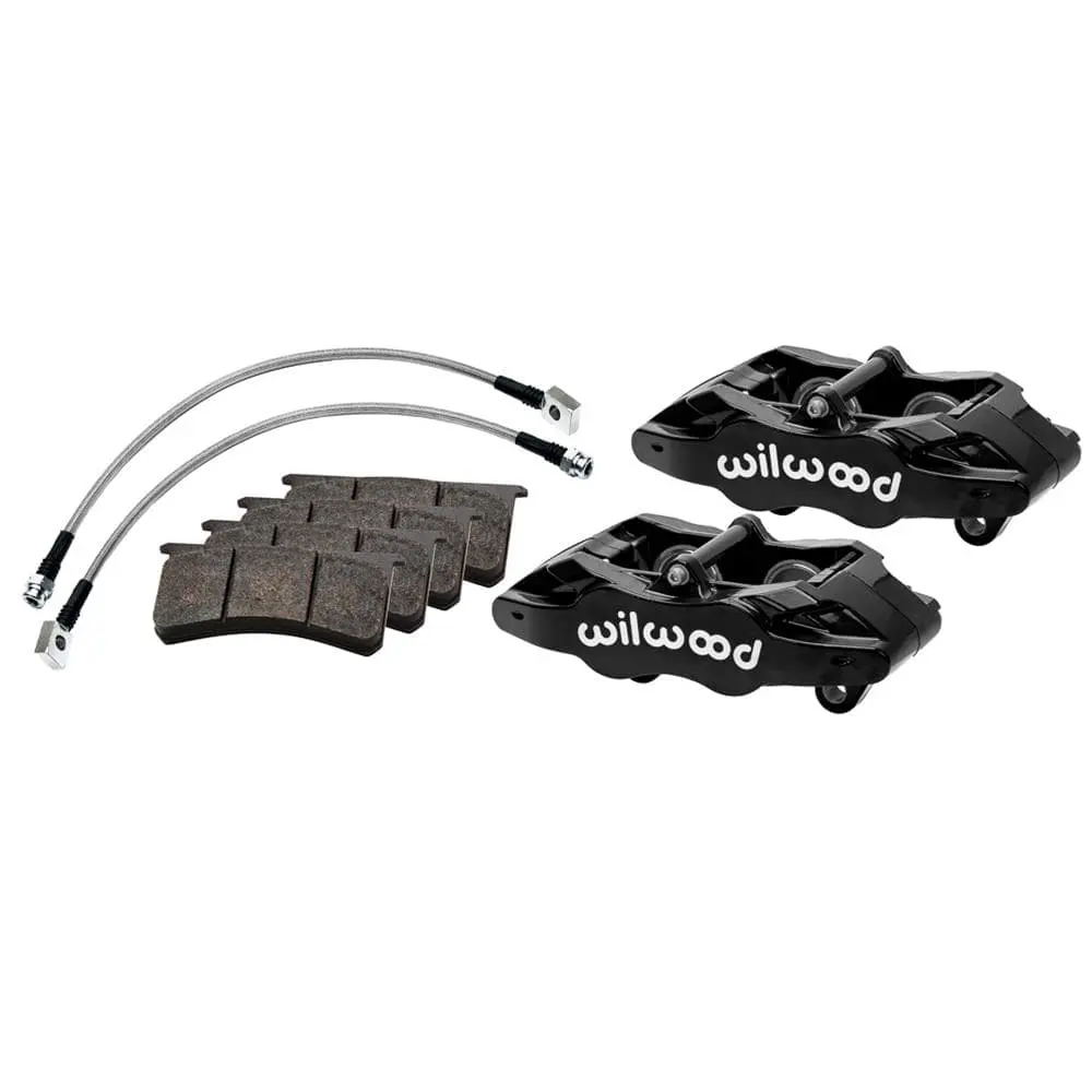 Wilwood Fixed-Mount Brake Caliper - 140-17665-Bk, 4-Piston Aluminum 1