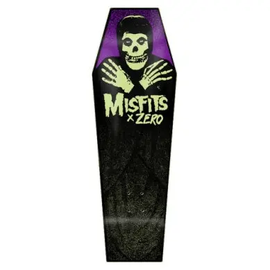 Zero Deck - Misfits Fiend Coffin Glow In The Dark  9 1
