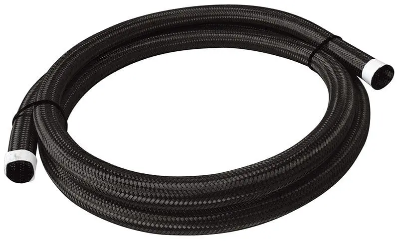 Af111 Series Black Stainless Braided Hose – 15/16" Id, 1 Meter Length 1