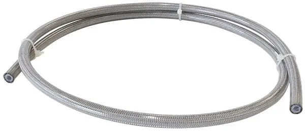 Af200 Series Ptfe-Coated Stainless Steel Braided Hose, -3An Size 1