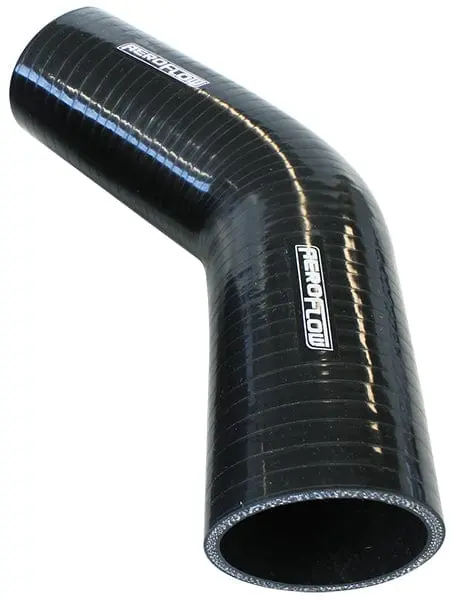 Gloss Black 45° Silicone Hose Elbow – 1/2" Id (Af9202-050) 1