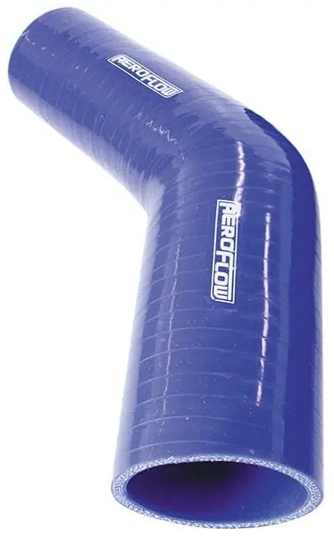 Gloss Blue Silicone Hose Reducer/Expander – 45° Angle, 3" To 2" Id (76Mm To 51Mm), High-Temp Rated (Af900) 1