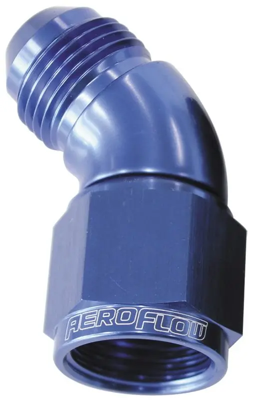 Af542-10 Swivel -10An 45° Full-Flow Flare Fitting – Male-To-Female Adapter 1