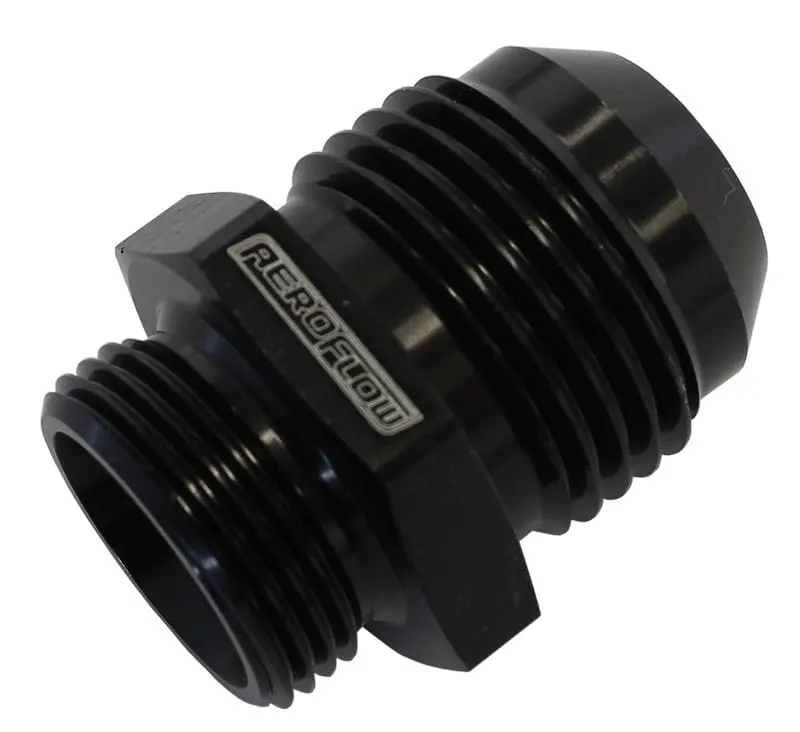 Breather Adapter – -10An Male To M19 Metric Black Anodized Fitting 1