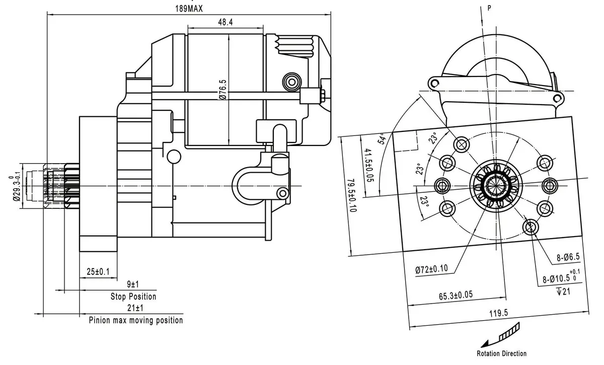 Af4250-1337 Xpro High-Torque Starter For Chrysler Small And Big Block Engines 2